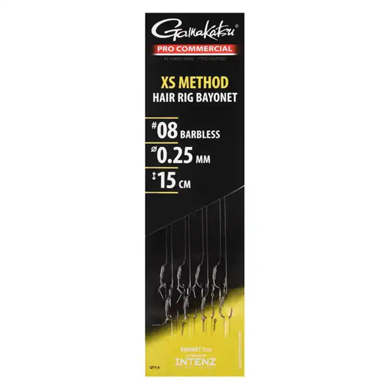 Laatste Kans Pro Commercial XS Method Hair Rig Bayonet - Barbless