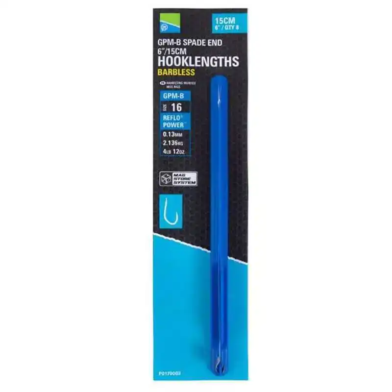 GPM-B Hooklengths - Barbless Uitverkoop