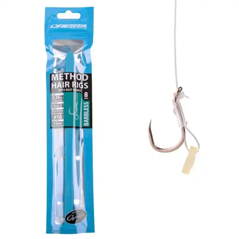 Bait Band Method Hair Rigs - Barbless Nieuw