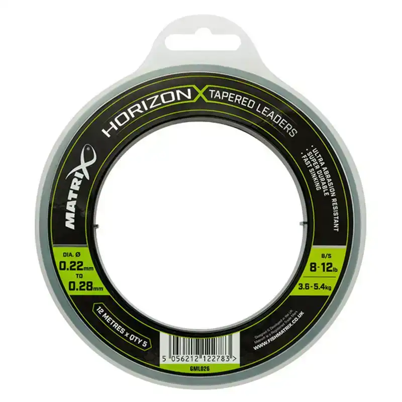 Horizon X Tapered Leaders - 0,22 mm - 0,28 mm Betaalbaar