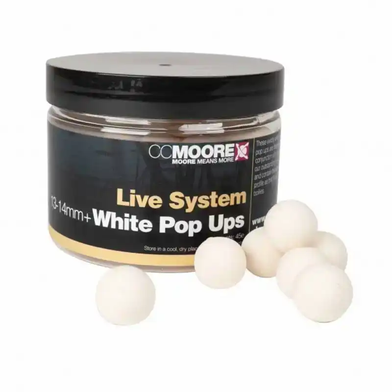 Live System White Pop - ups - 13/14 mm Laatste Kans