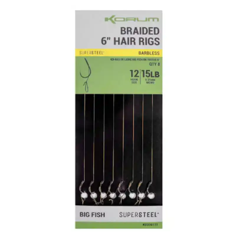 Shop Nu Big Fish Braided Hair Rigs - Barbless