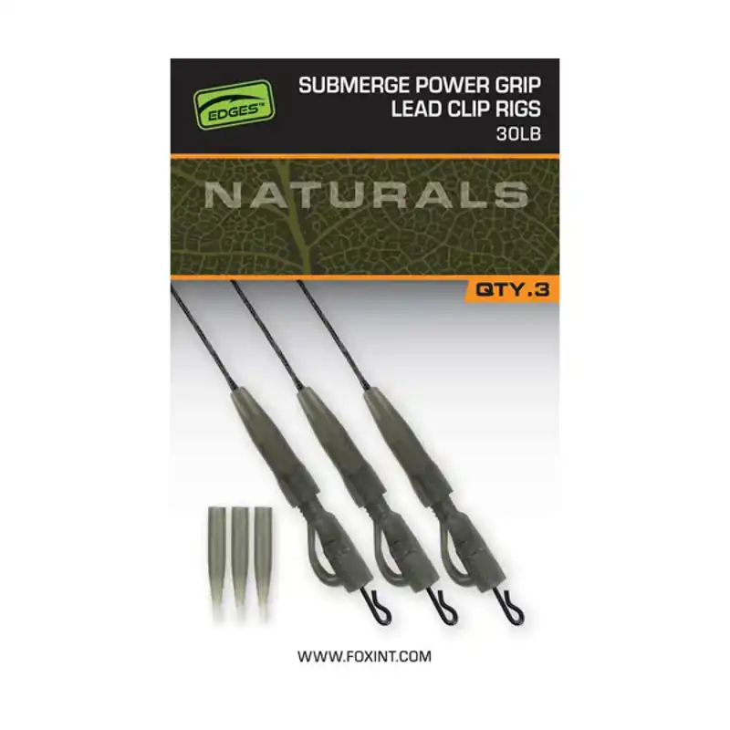 Nieuw Edges Naturals Submerge Power Grip Lead Clip Rigs