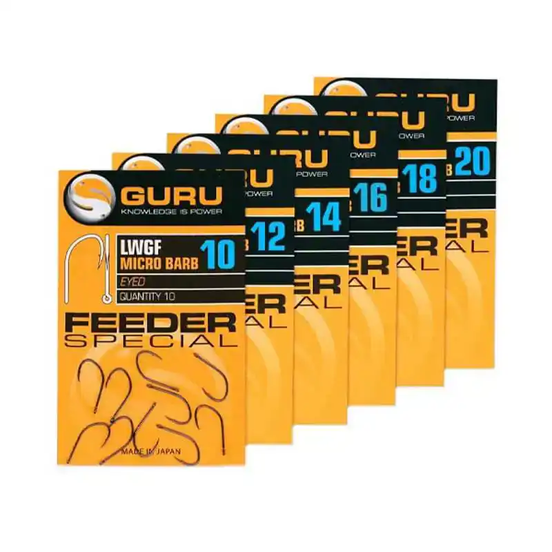 Speciale Aanbieding LWG Feeder Special Eyed Hooks - Barbed