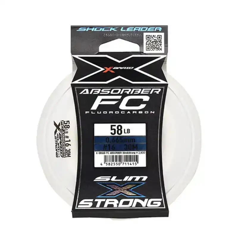 X Braid Absorber Fluorocarbon Slim & Strong Meest Verkocht