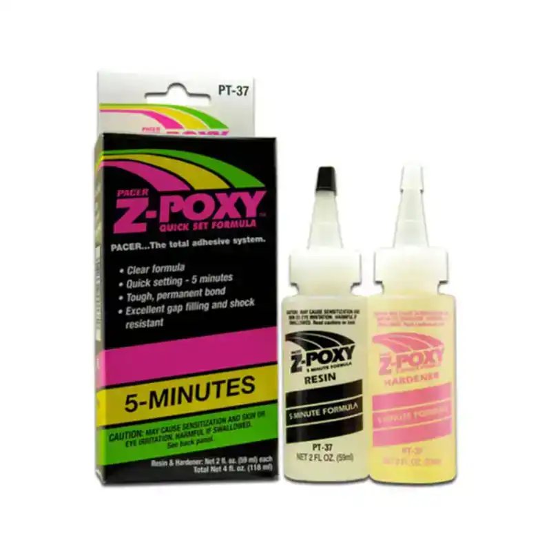 Z-Poxy 5 Minute Formula - 118 ml (59 ml Resin, 59 ml Hardene Favoriet