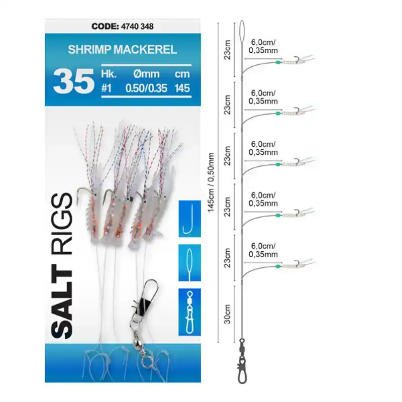 Hoge Kwaliteit Shrimp Mackerel - Salt Rig 35
