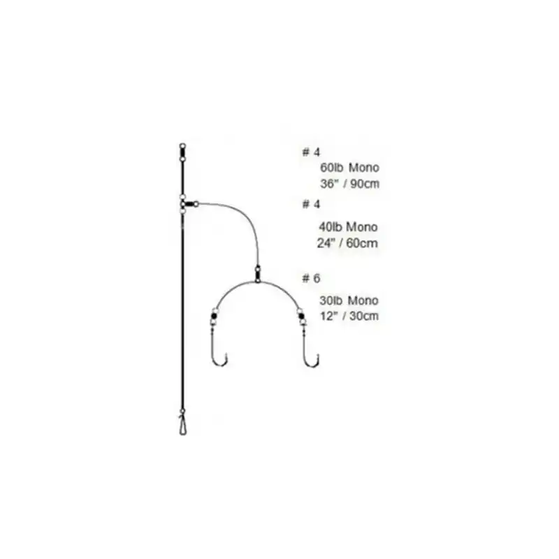 Flattie Wishbone Rig - Haak: 4 Aanbieding