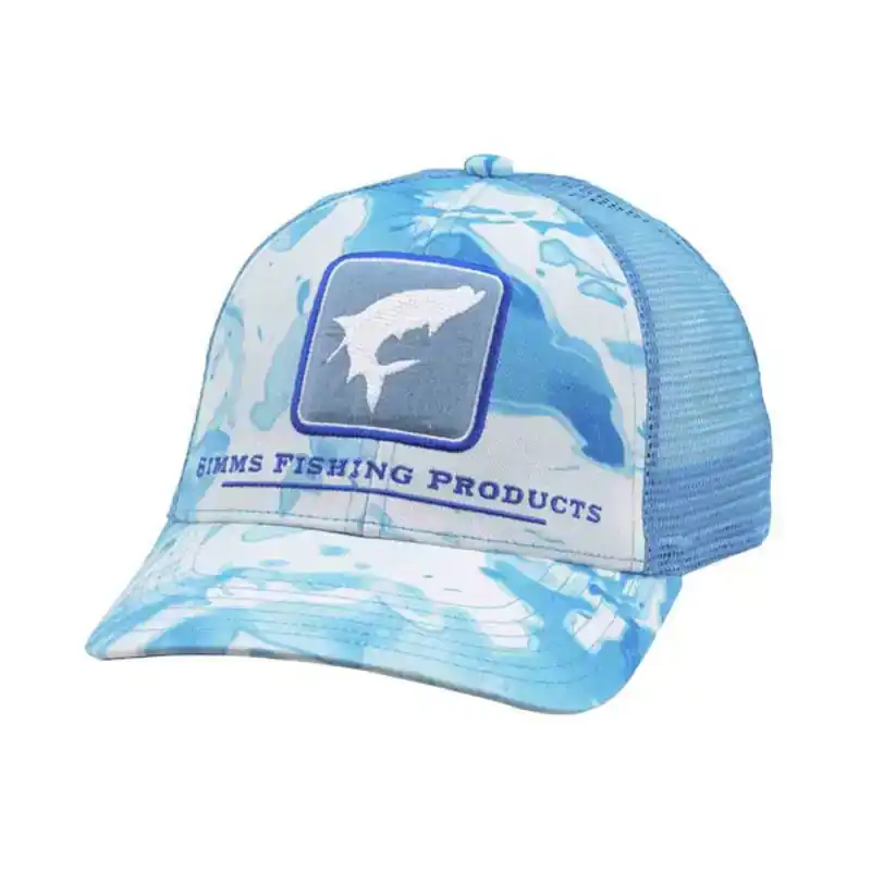 Seizoensaanbieding Tarpon Icon Trucker Hat - Cloud Camo Blue