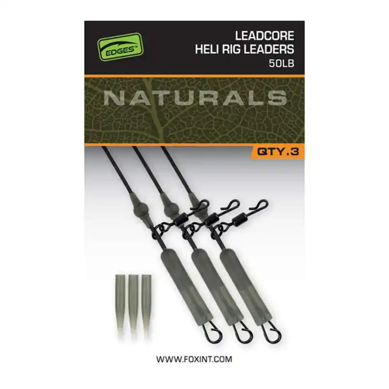 Edges Naturals Leadcore Heli Rig Leaders Express Levering