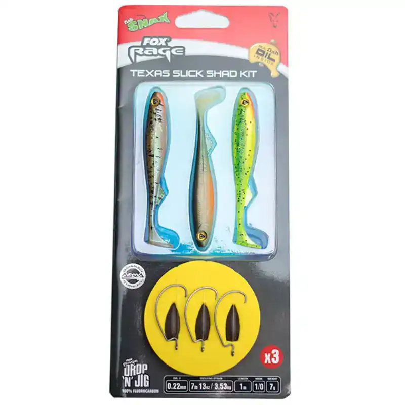 Beperkt Aanbod Ready Rigs Texas Slick Shad Kit