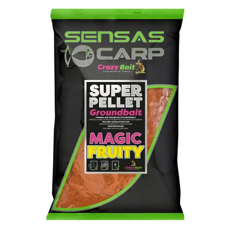 Crazy Bait Super Pellet Groundbait - Magic Fruity Premium