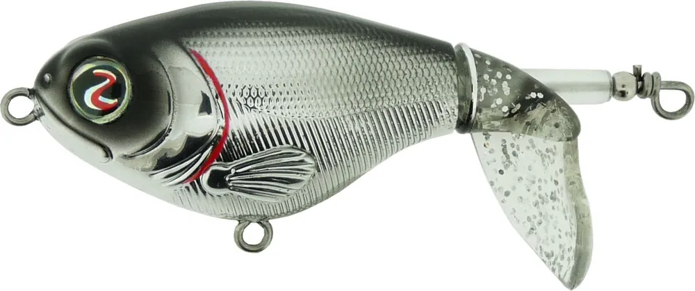 River2sea Whopper Plopper 75 - Oppervlakte kunstaas - 7.5 cm Chrome Black Beste Prijs