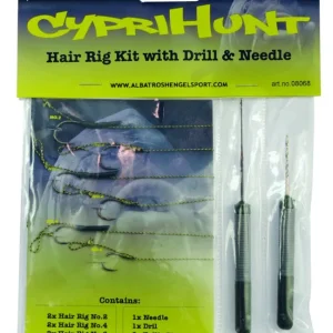 Direct Beschikbaar Cyprihunt Cyprihunt Hair Rig Kit&Needle&Drill - Onderlijnen - 2-4-6