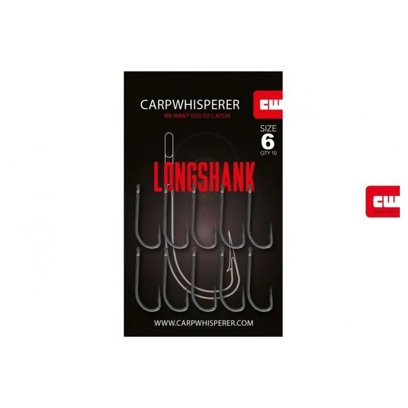 Carp Whisperer Longshank 8 - Karper kleinmateriaal - Size 8 Micro Barb Tijdelijk Beschikbaar