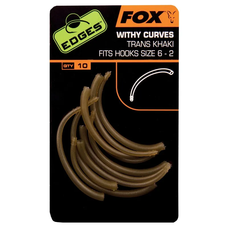 Fox Edges Wit Curve Adaptor Hook 10-7x1 - Rig componenten - Size 10/7 Lage Prijs