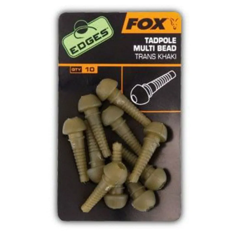 Fox Edges Tadpole Multi Bead X 10 Trans Khaki - Systeem componenten - 10 stuks Superprijs