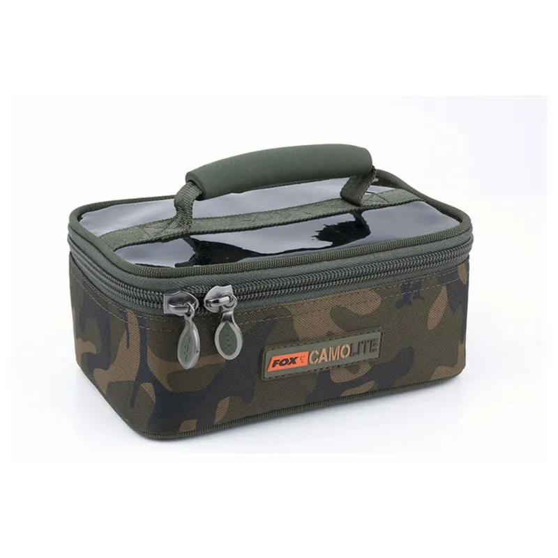 Fox Camolite Rigid Lead And Bits Bag - Tas - 23x15x10 cm Camouflage Populair