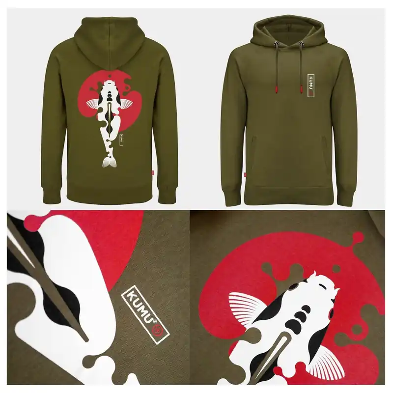 Kumu Hoodie Rising Sun 2xl - Kleding - Gecertificeerd