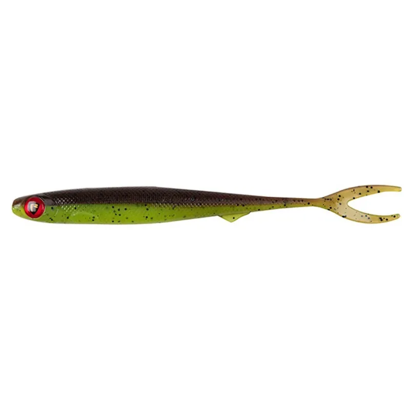 Fox Rage Slick Finesse Super Soft 11cm/4.25 Inch Uv Green Pumpkin X 40pcs - Softbait - Seizoensaanbieding