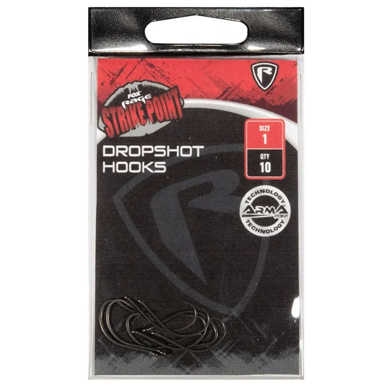 Bestel Nu Fox Rage Sp Drop Shot Hooks Sz 2/0 - Haak -