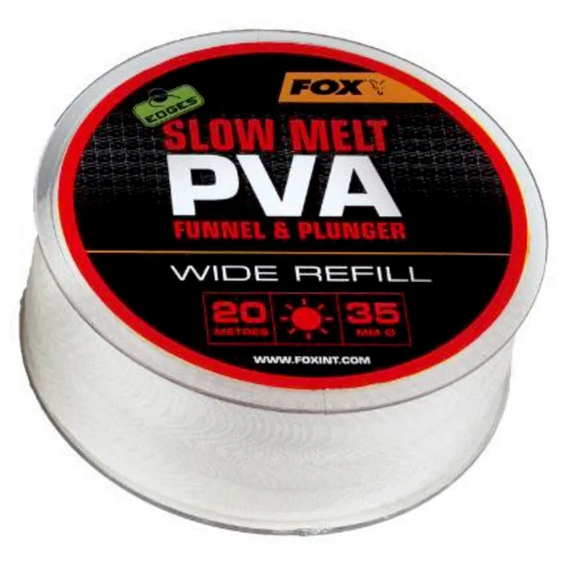Fox Edges 20m Refill Slow Melt 35mm Wide - PVA - Gecertificeerd
