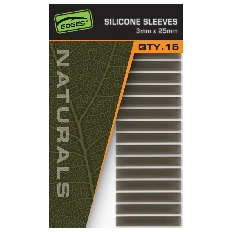Fox Edges Silicone Sleeves - Klein materiaal - 3x25 mm 15 stuks Laatste Versie
