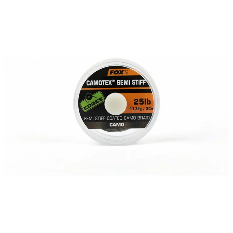 Fox Camotex Semi Stiff - 35lb - Onderlijn- & leadermateriaal - 35 lb Uitverkoop