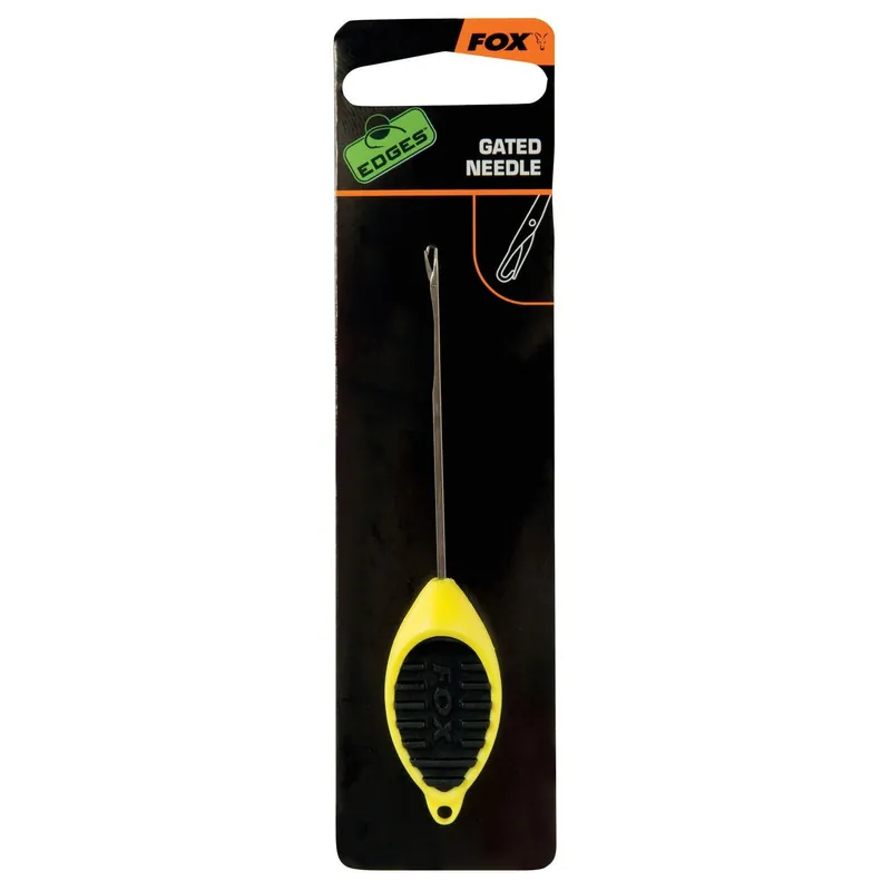 Fox Edges Micro Gated Needle - Yellow - Boilie naalden & tools - per stuk Fabrieksprijs