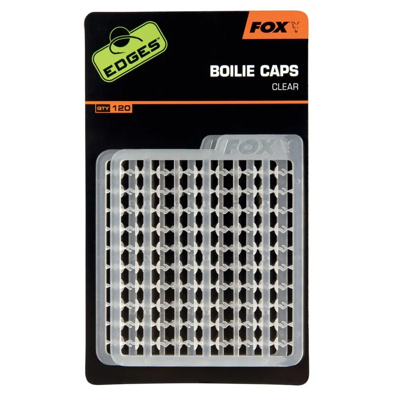 Fox Edges Boilie Caps Clear (120pcs) - Boilie naalden & tools - 120 stuks Direct Beschikbaar