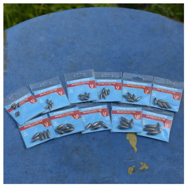Flitsaanbieding Cresta Inline Olivettes 0.8g - Lood -