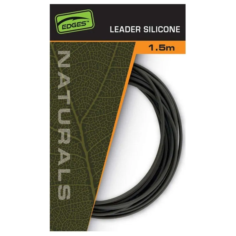 Fox Edges Naturals Leader Silicone - Klein materiaal - 1.5 m Speciale Aanbieding