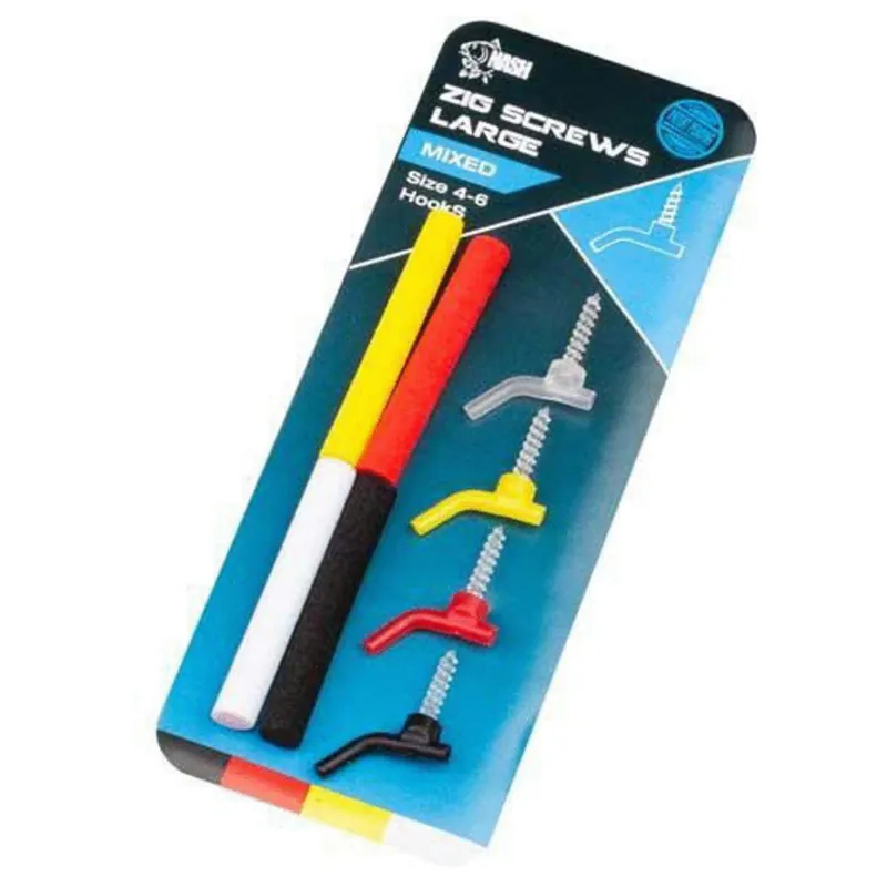Kevin Nash Zig Screw Kit Large Mixed Colour - Aas - Superprijs