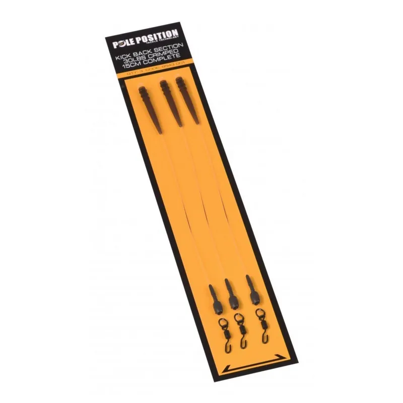 Meest Verkocht Pole Position Kickback Section 15cm Crimped Complete - Vislijn -