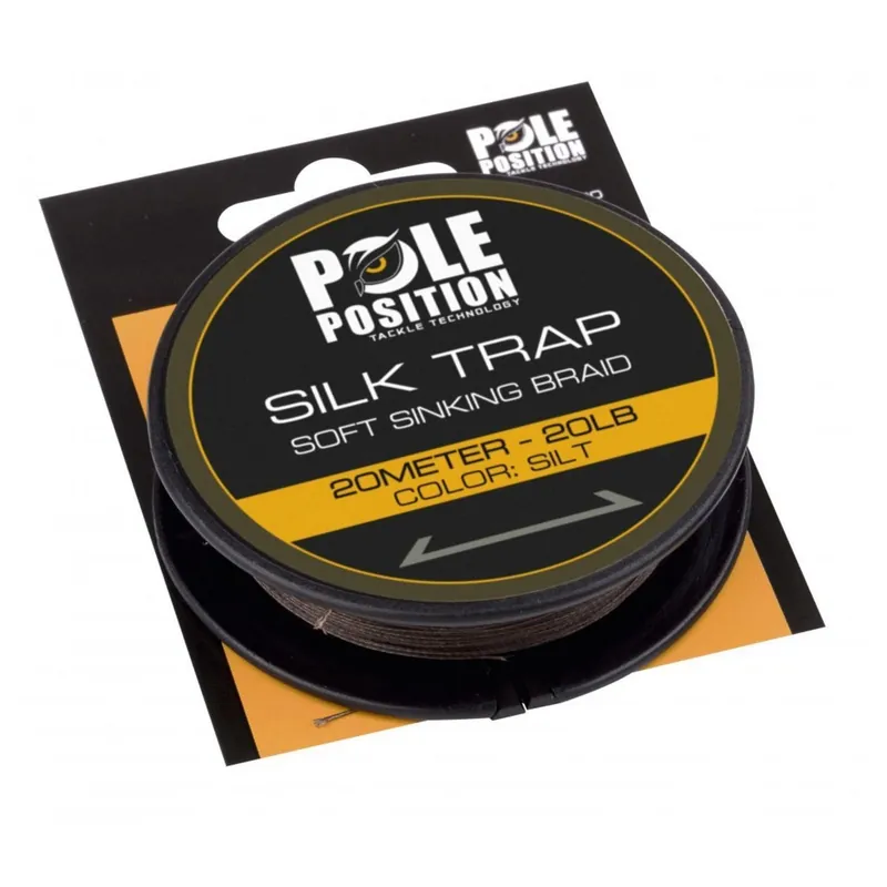 Alleen Vandaag Pole Position Silk Trap Sinking Braid 20lb Silt 20m - Vislijn -