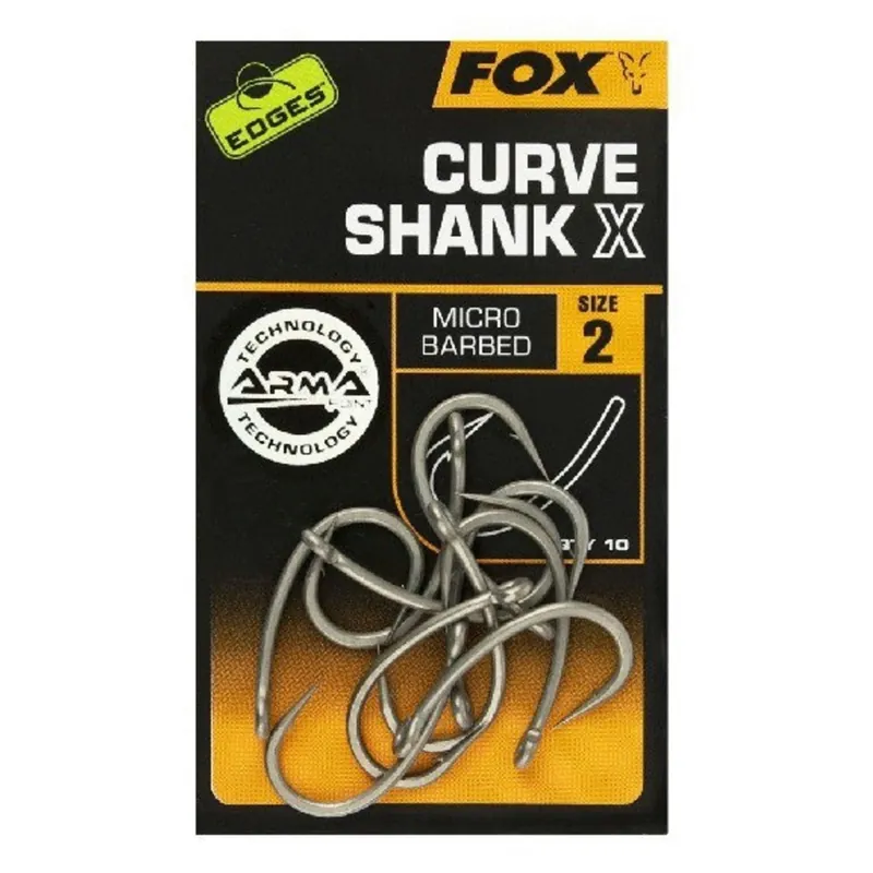 Fox Edges Curve Shank X Size 2 - Haken - Size 2 Speciale Aanbieding
