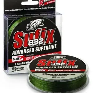 Weekendaanbieding Sufix 832 Braid 120m Braid Green 0,38mm/79LB