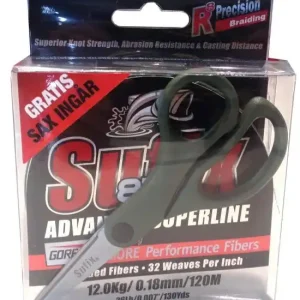 Sufix 832 Braid 120m w. scissors Lime 0,13 mm Weekendaanbieding