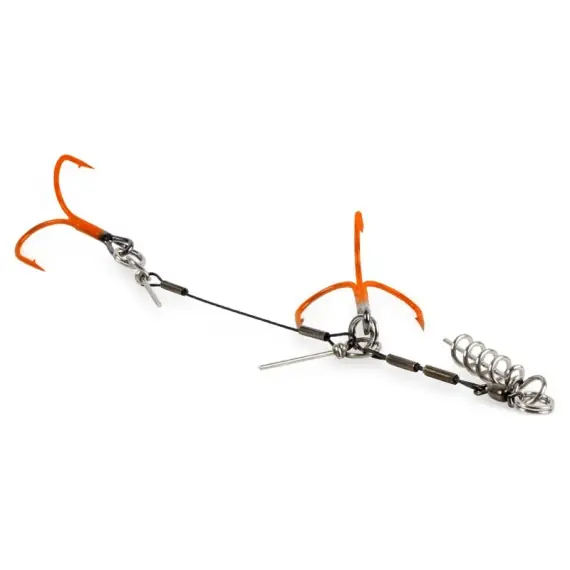 CWC PRO UV Orange Stinger, SS 100lb Giant Tandem 3/0 Dagaanbieding