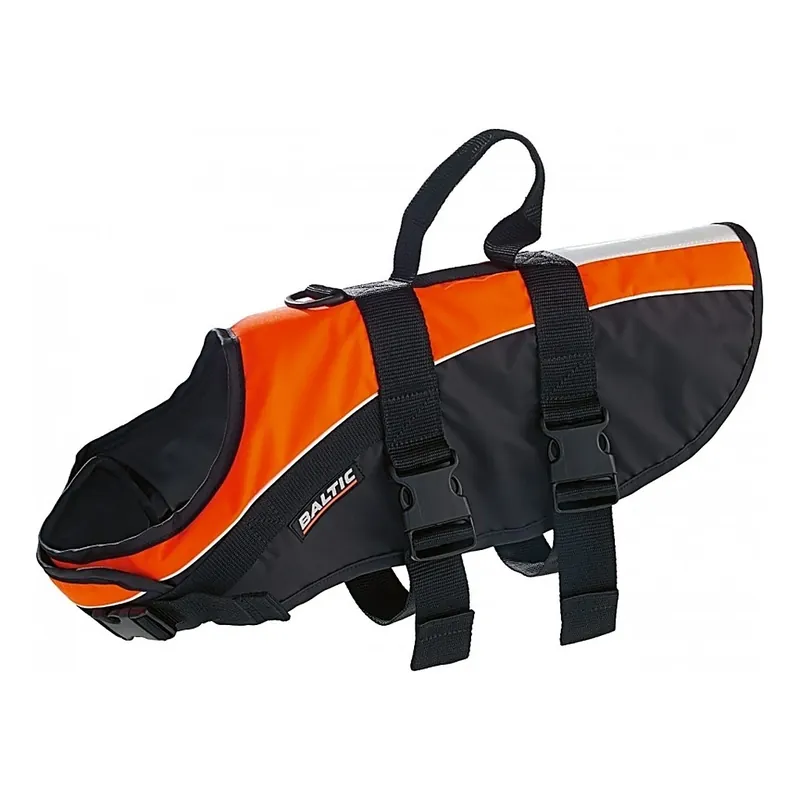 Baltic Mascot Dog Vest Black/Orange, S 3-8kg Meest Verkocht