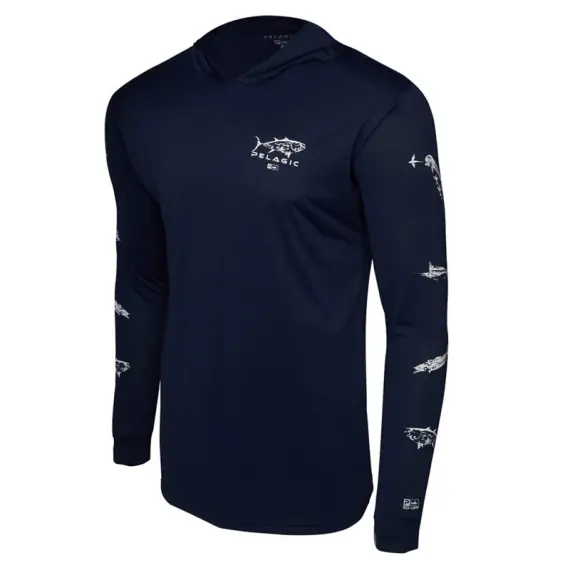 Koopje Pelagic AquaTek Hooded - Gyotaku NVY - L