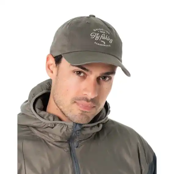 Premium Guideline Fly Fishing Dad Cap - Forest Grey