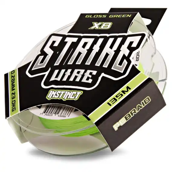 SW Instinct Braid X8, 0,36mm/ 30kg -135m, Gloss Green Fabrieksprijs