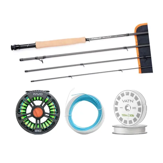 Guideline Rivolt Coastal+ Flugset - 9' #6 Flitsaanbieding