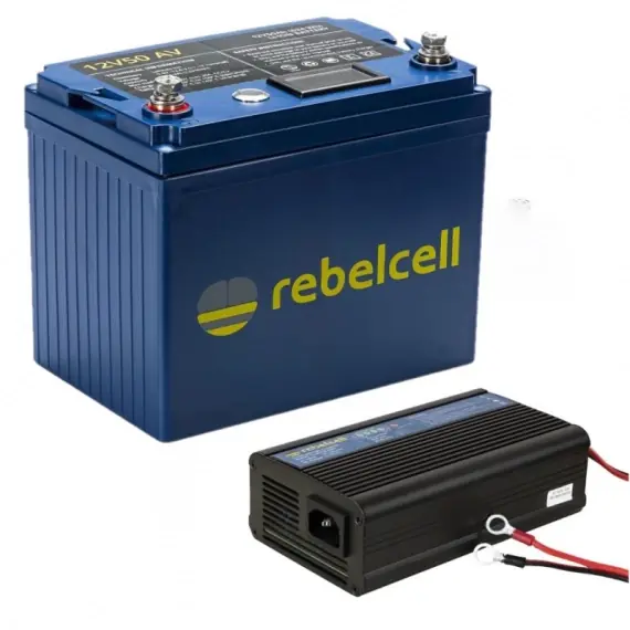 Veilige Betaling Rebelcell 12V50 AV l-ion Battery (632 Wh) With Charger 2.6V10A Li-ion