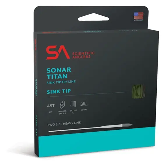 SA Sonar Titan Sink Tip 6 WF Fly Line # 5 Aanbieding