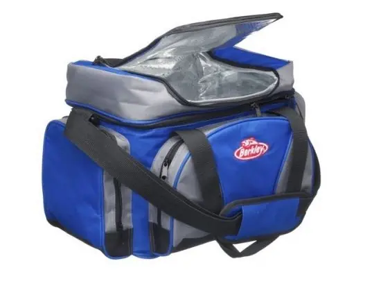 Berkley Fishing Bag inkl. fyra 3700-askar Blue/Black Op = Op