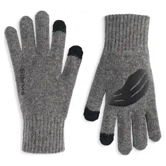 Simms Wool Full Finger Glove Steel - L/XL Bestel Nu