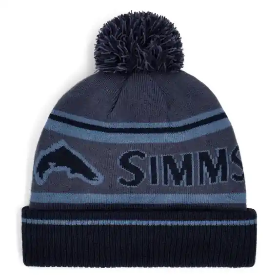 Simms Tip-Up Pom Beanie Huckleberry Betrouwbaar