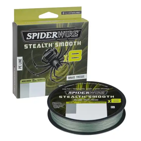 SpiderWire Stealth Smooth braid 8 0.39mm 150m M-green Voordeelprijs